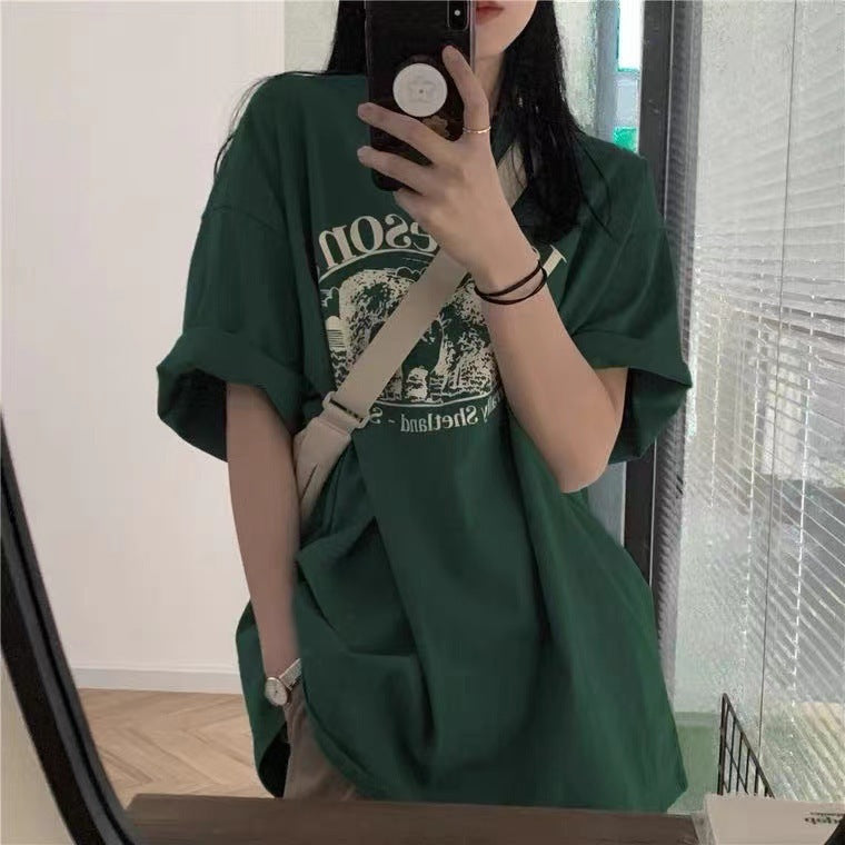 レトロプリントTシャツ