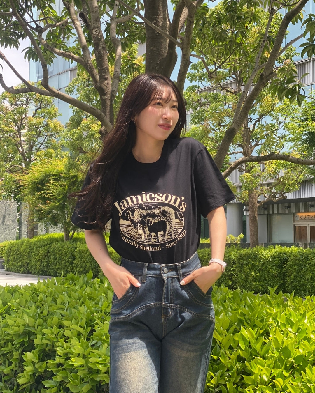 レトロプリントTシャツ